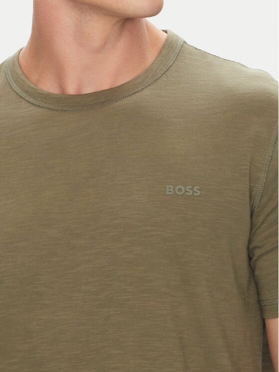 BOSS BOSS Tričko Tegood 50508243 Kaki Regular Fit