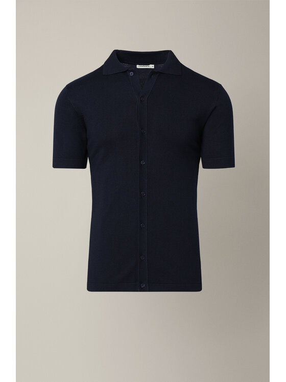 Lancerto Lancerto Polo Renato PO073126000025 Granatowy Regular Fit