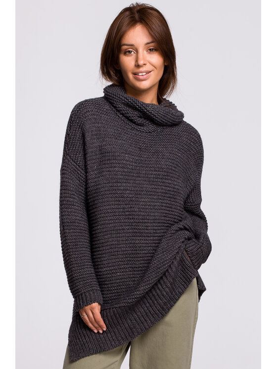 BeWear BeWear Sveter bk047 Čierna Custom Fit