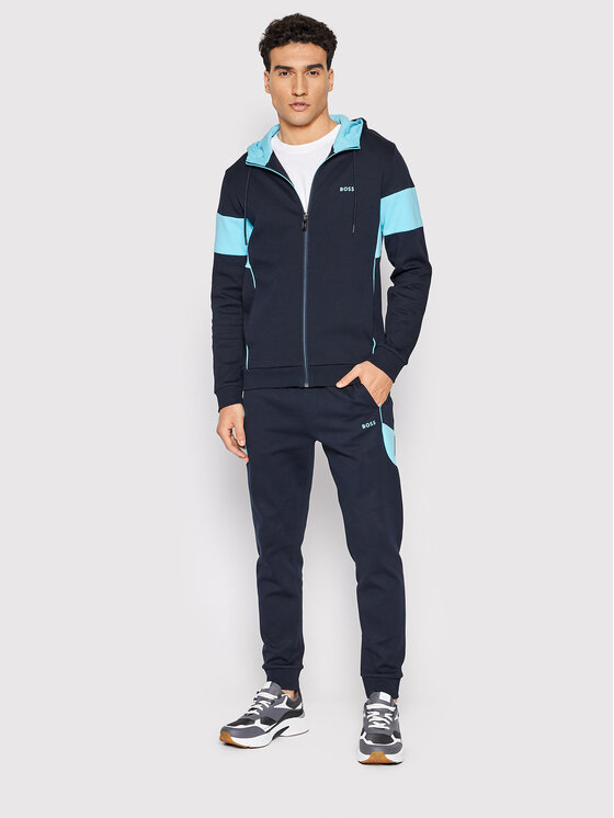 BOSS Boss Trenirka 50469517 Mornarsko modra Regular Fit