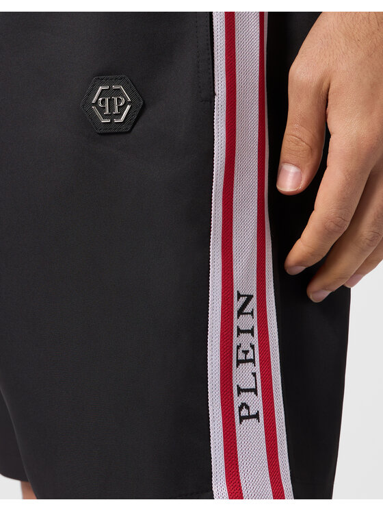 PHILIPP PLEIN PHILIPP PLEIN Pantaloncini sportivi 31124 Nero Jogger Fit