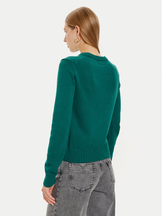 Guess Jeans Guess Jeans Sweater W4BR10 Z3HM1 Zöld Regular Fit