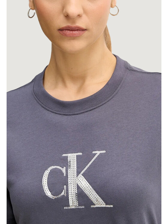 Calvin Klein Jeans Calvin Klein Jeans T-shirt LV044E215G Grigio Casual Fit