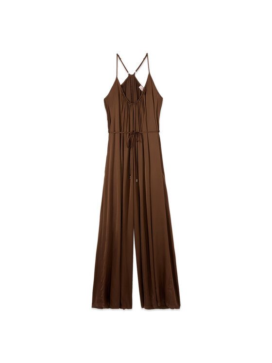 Oltre Oltre Abito da sera 7008E000326N0F2 Marrone Baggy Fit