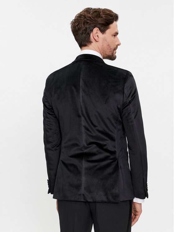 KARL LAGERFELD KARL LAGERFELD Сако 155270 541009 Черен Slim Fit