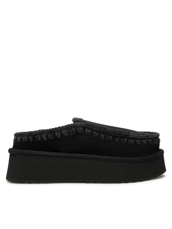 Mou Mou Bačkory Clog Eskimo Platform FW681004A Černá
