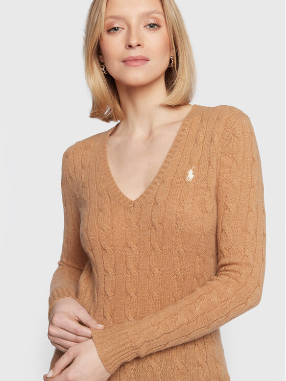 Polo Ralph Lauren Polo Ralph Lauren Пуловер 211875832008 Бежов Regular Fit