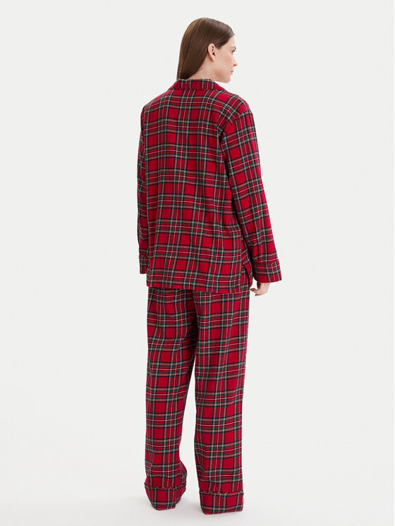 Polo Ralph Lauren Polo Ralph Lauren Піжама 4P8043 Червоний Relaxed Fit