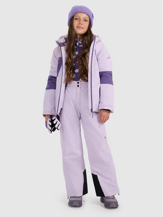 4F 4F Spodnie narciarskie SKI CLASSIC Fioletowy Regular Fit