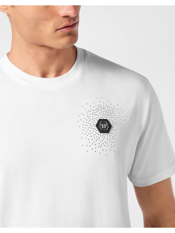 PHILIPP PLEIN PHILIPP PLEIN T-Shirt 24665 Biały Regular Fit