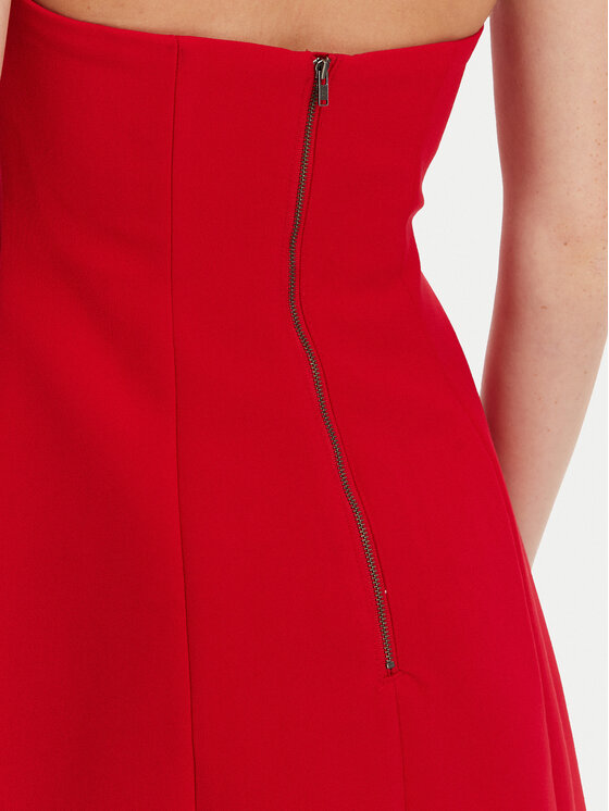 BARDOT BARDOT Sukienka koktajlowa 59333DB2 Czerwony Regular Fit
