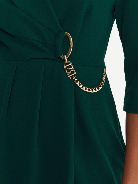 Rinascimento Rinascimento Rochie cocktail CFC0020071002 Verde Regular Fit