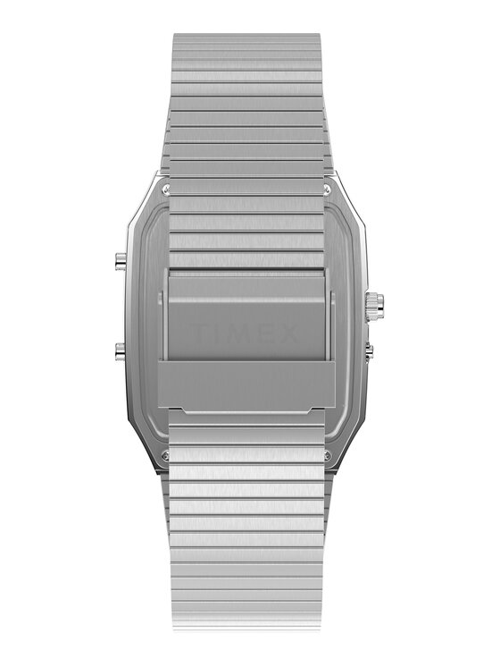 Timex Timex Zegarek TW2Y05900 Srebrny