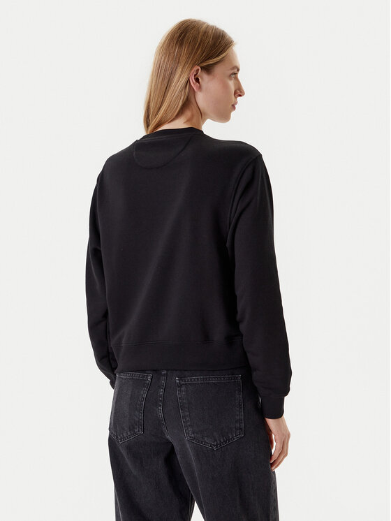 Guess Guess Sweatshirt W5YQ06 KB681 Schwarz Regular Fit