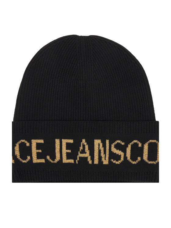 Versace Jeans Couture Versace Jeans Couture Cepure Big Beanie 79YAZK40 Melns