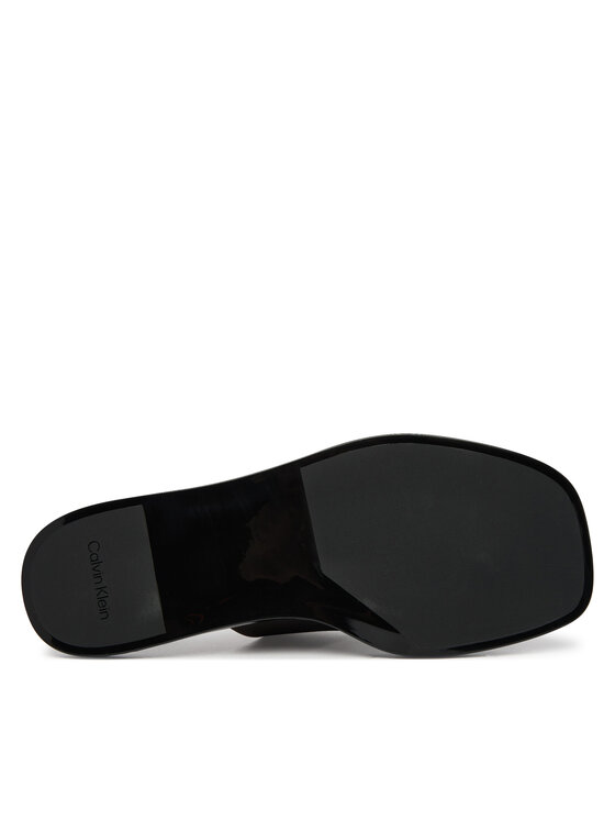 Calvin Klein Calvin Klein Japonki Jelly Sandal Thong Mat Tran Tpu HW0HW02964 Czarny