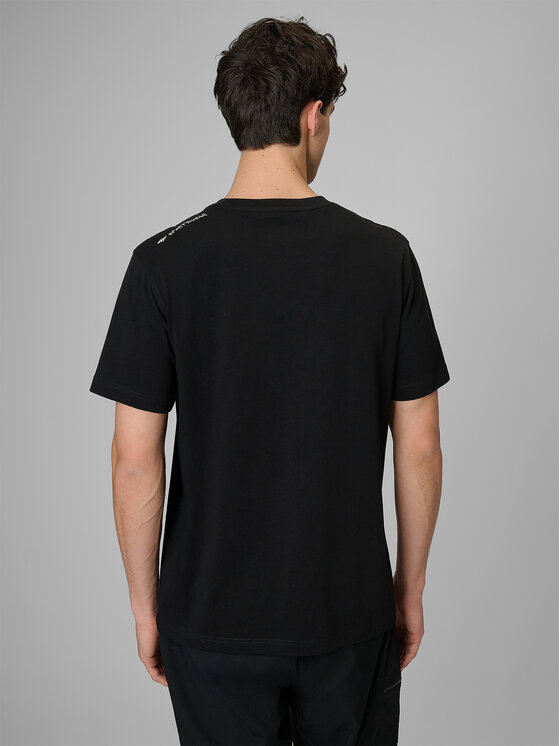 4F 4F T-Shirt NATURE’S TRAIL Czarny Regular Fit