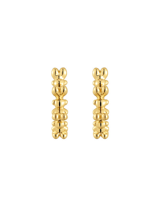 TOUS TOUS Ohrringe Bold Bear 1004341700 Goldfarben