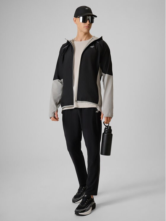 4F 4F Bluza RUNNING Szary Regular Fit