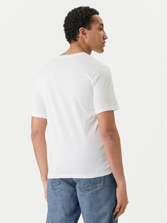 Jack & Jones Jack & Jones Marškinėliai Corp Logo 12137126 Balta Slim Fit