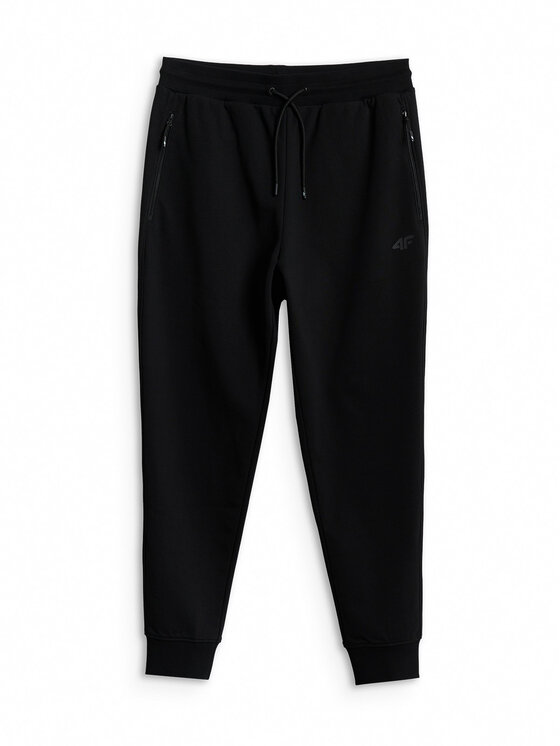 4F 4F Spodnie dresowe NOS Czarny Regular Fit