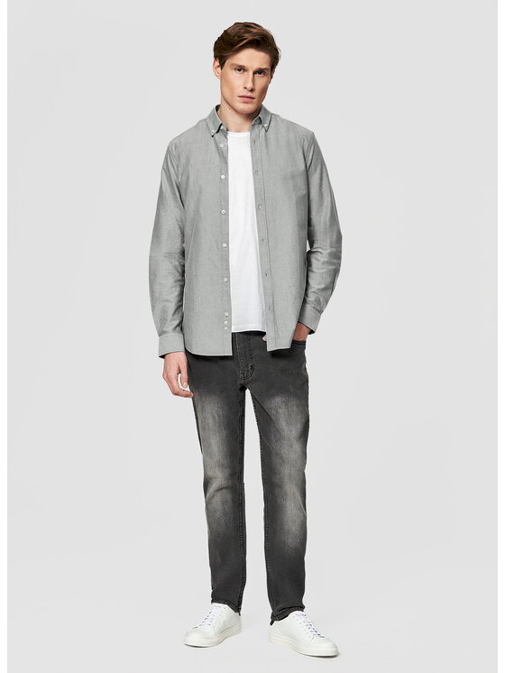Pako Lorente Pako Lorente Koszula P26SN-1X-067 Szary Slim Fit