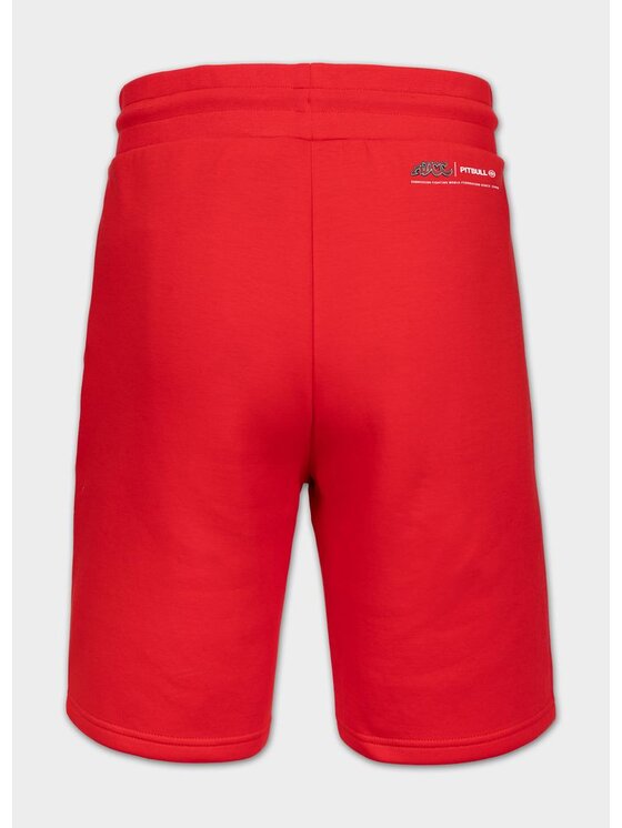 PITBULL PITBULL Szorty sportowe ADCC DOGWOOD Czerwony Regular Fit