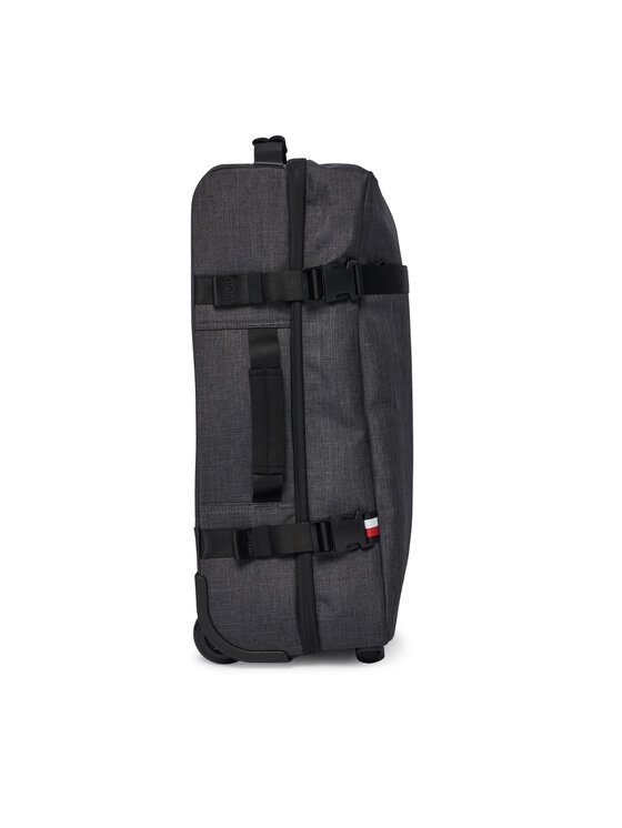 Tommy Hilfiger Tommy Hilfiger Walizka kabinowa Th Nylon Travel Soft AM0AM13554 Szary