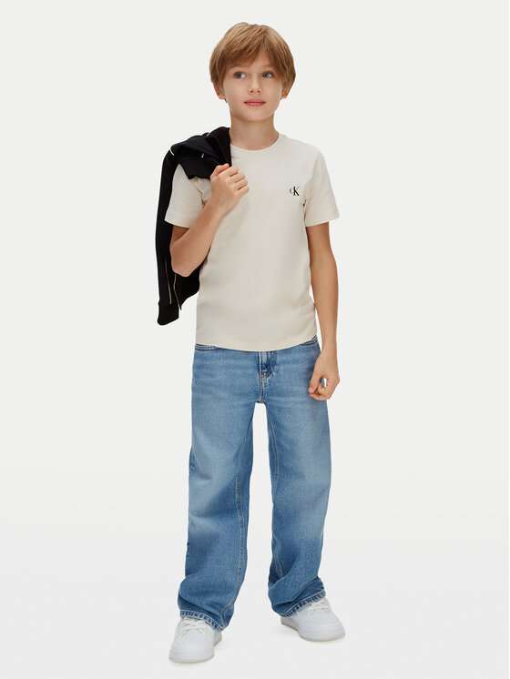 Calvin Klein Jeans Calvin Klein Jeans Džemperis Mono Mini Badge IU0IU00570 Raudona Regular Fit