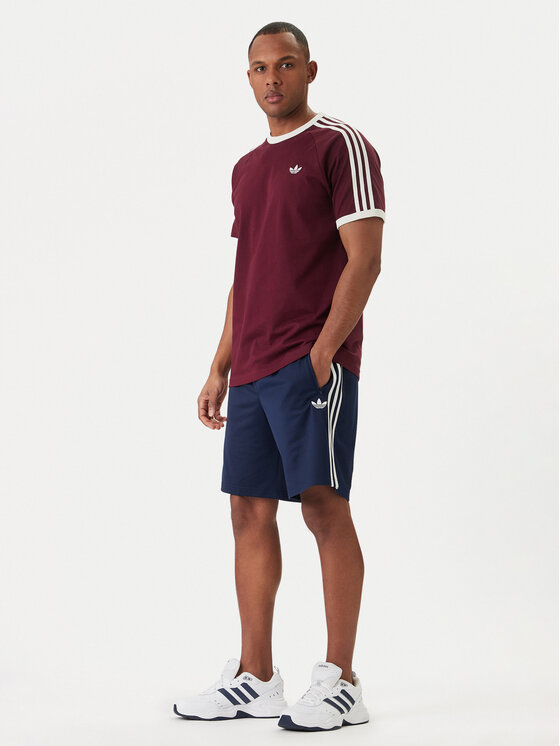 adidas adidas Szorty materiałowe Firebird Granatowy Regular Fit