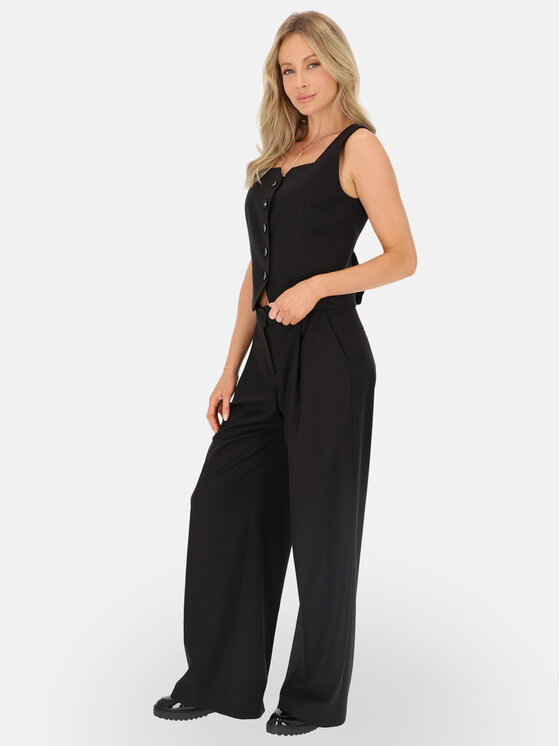L’AF L’AF Kamizelka Prima Czarny Regular Fit