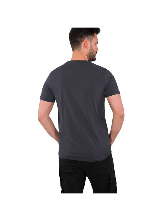 Alpha Industries Alpha Industries Tričko AI.100501-466-5XL Sivá Basic Fit