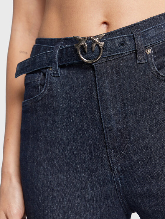 PINKO Pinko Jeans hlače Susan 1J10YW A04Q Mornarsko modra Skinny Fit