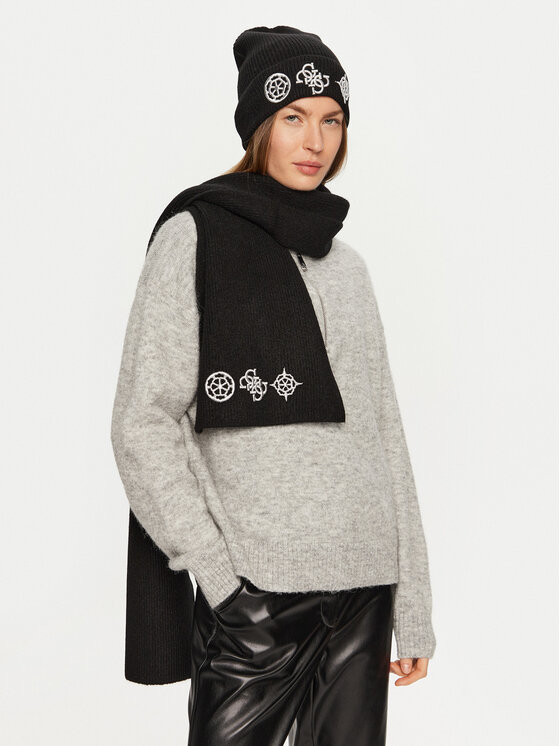 Guess Guess Зимен шал AW5178 POL03 Черен