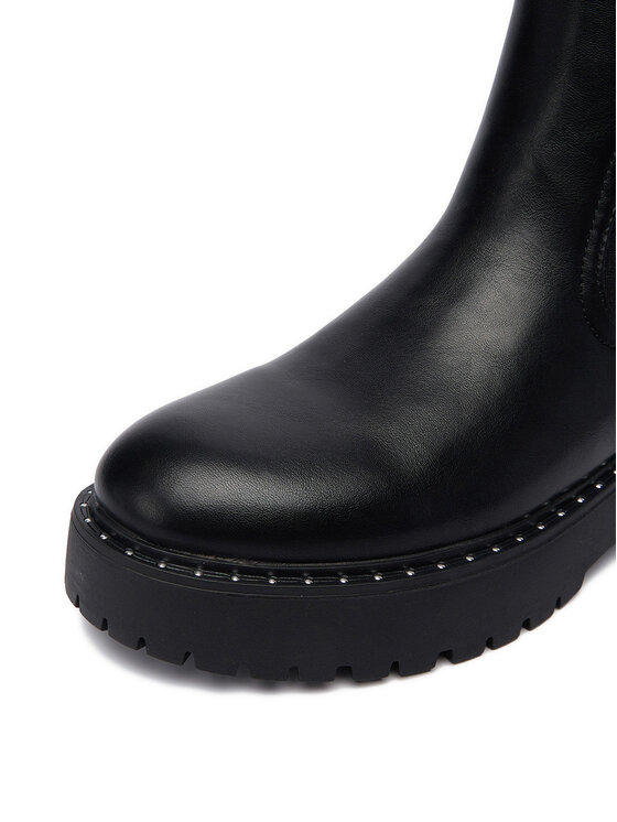 DeeZee DeeZee Kotníková obuv s elastickým prvkem 24ST0112-1 Černá
