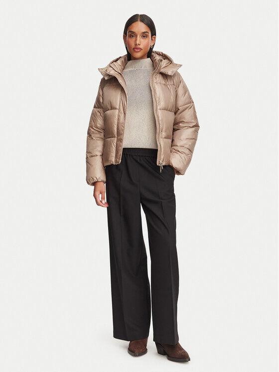 Nine West Nine West Giubbotto invernale 62KUDP1104 Beige Regular Fit