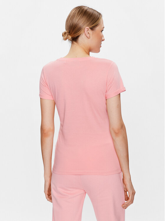 HUGO Hugo Tričko 50479489 Ružová Slim Fit