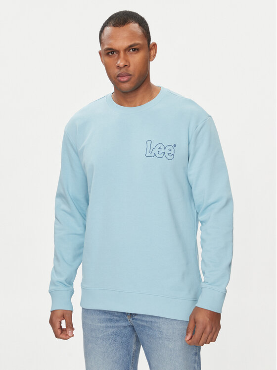 Lee Mikina Wobbly 112349357 Modrá Regular Fit