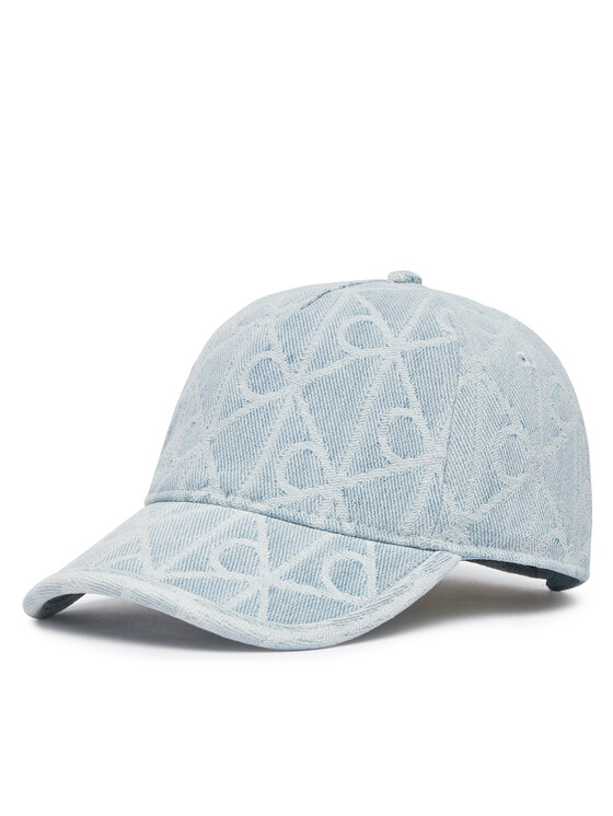 Calvin Klein Șapcă Aop Jacquard Denim Bb Cap LV04F5069G Albastru