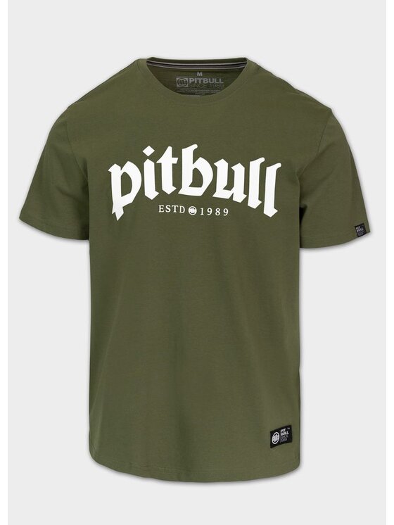 PITBULL PITBULL T-Shirt O'SIDE Zielony Regular Fit