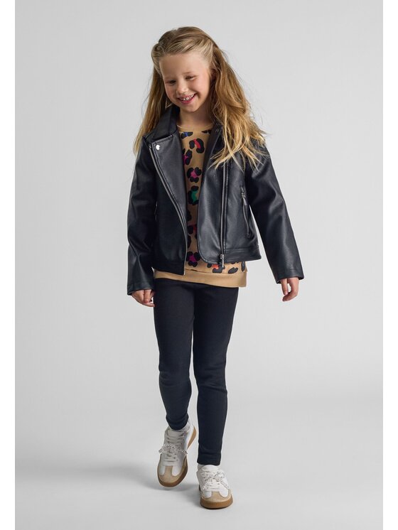 minoti minoti Kurtka przejściowa 26coat59 Czarny Regular Fit