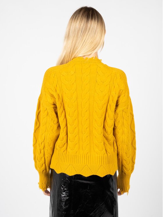 PINKO Pinko Maglione 1G166W Y79B | Chianti Giallo Regular Fit