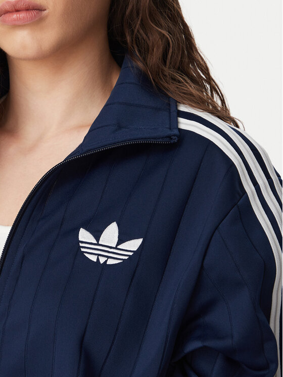 adidas adidas Sweatshirt Pinstripe Firebrid Loose Tracktop KS9983 Dunkelblau Regular Fit