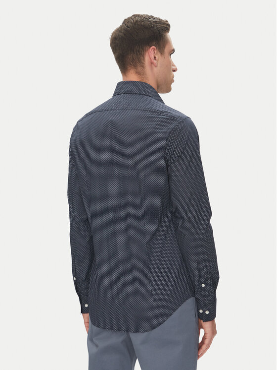 Calvin Klein Calvin Klein Cămașă LV019EU005 Bleumarin Slim Fit