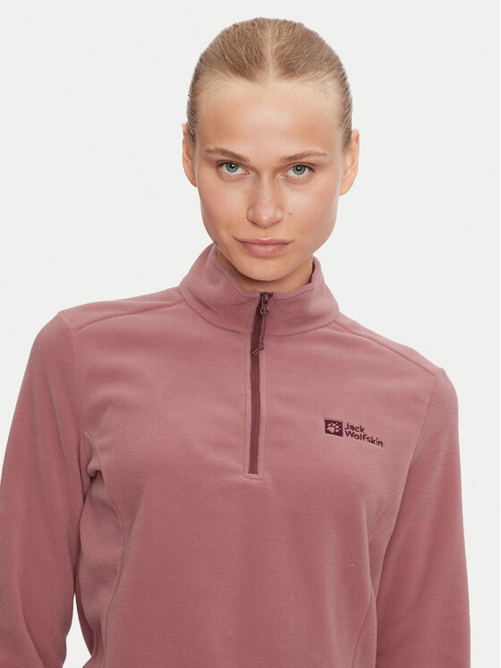 Jack Wolfskin Jack Wolfskin Felpa di pile Taunus 1709532 Rosa Regular Fit