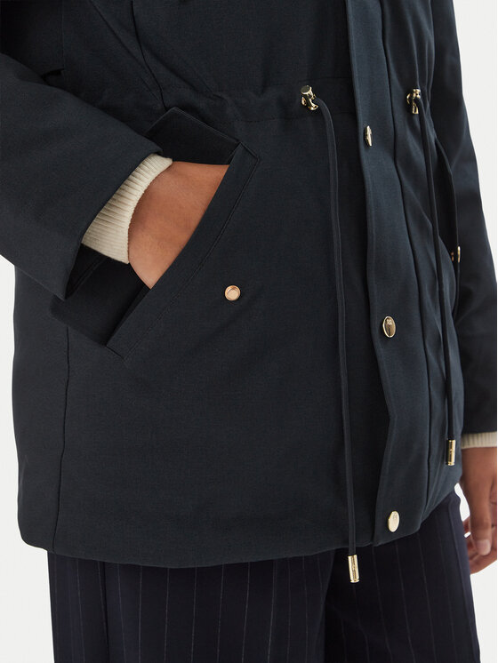 Rinascimento Rinascimento Зимова куртка CFC0127045003 Чорний Regular Fit
