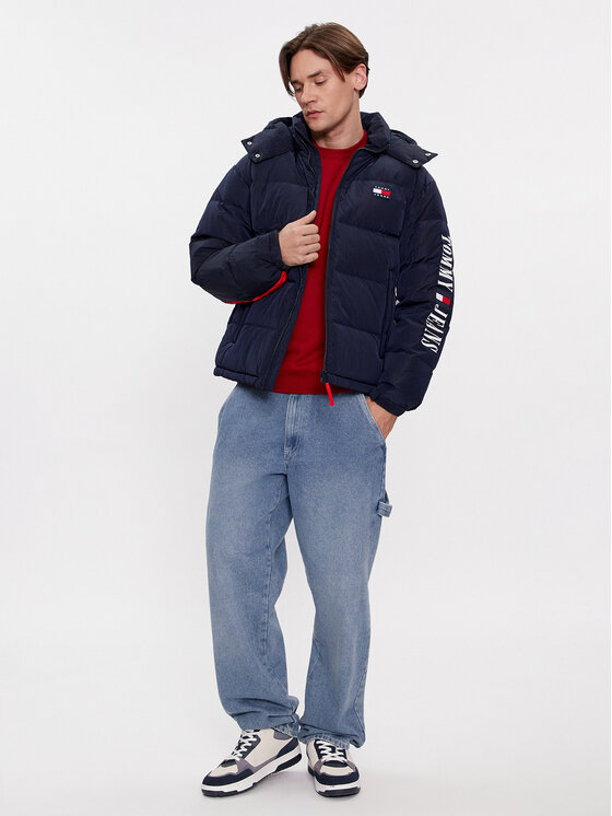 Tommy Jeans Tommy Jeans Pehelykabát Alaska Archive DM0DM18481 Sötétkék Regular Fit