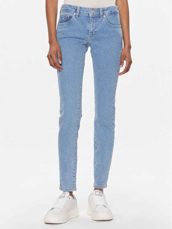 Tommy Jeans Jeans Hlače Sophie Lw Skn Cg4239 DW0DW17148 Modra Skinny Fit