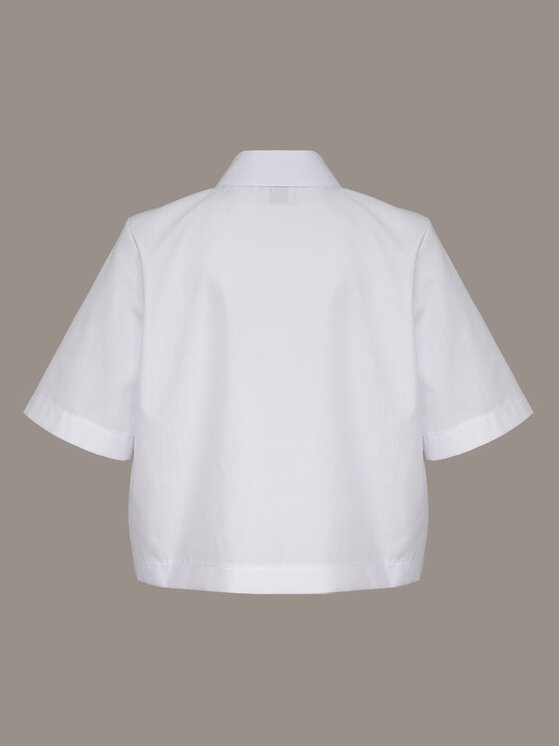 SLY SLY Koszula 4S-113 Biały Comfortable Fit
