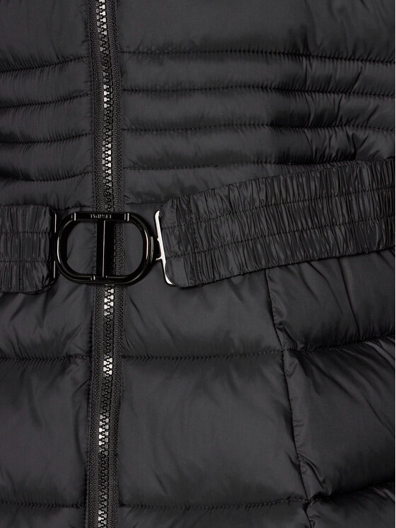 TWINSET TWINSET Žieminė striukė 242GJ2320 Juoda Regular Fit